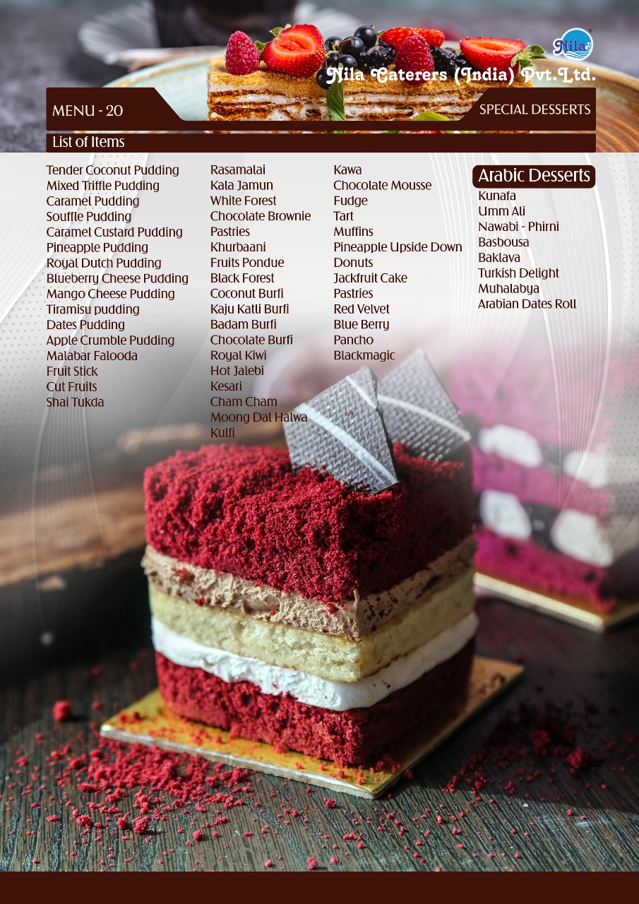 Nila- Best Food Caterers in Kochi
