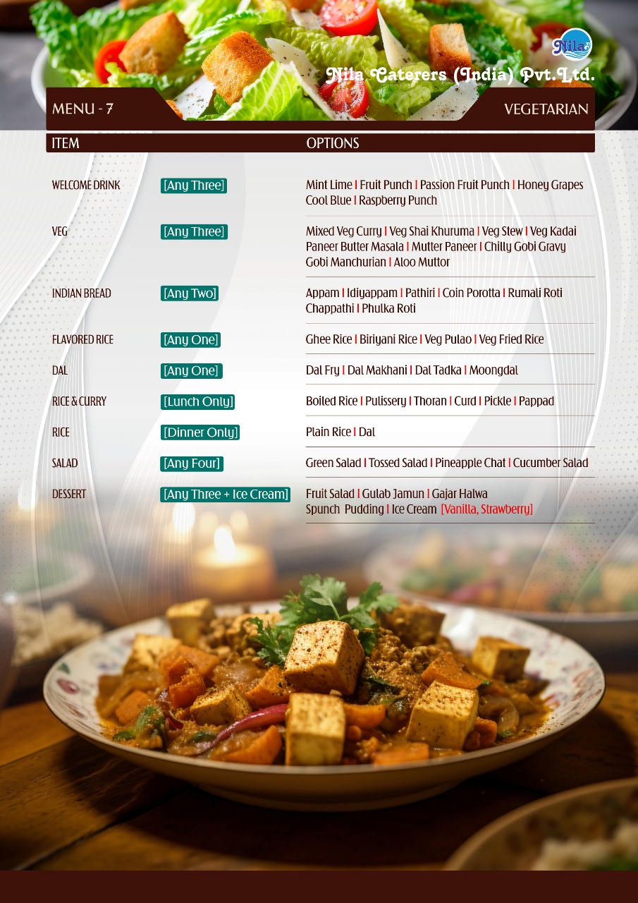 Nila- Best Food Caterers in Palakkad